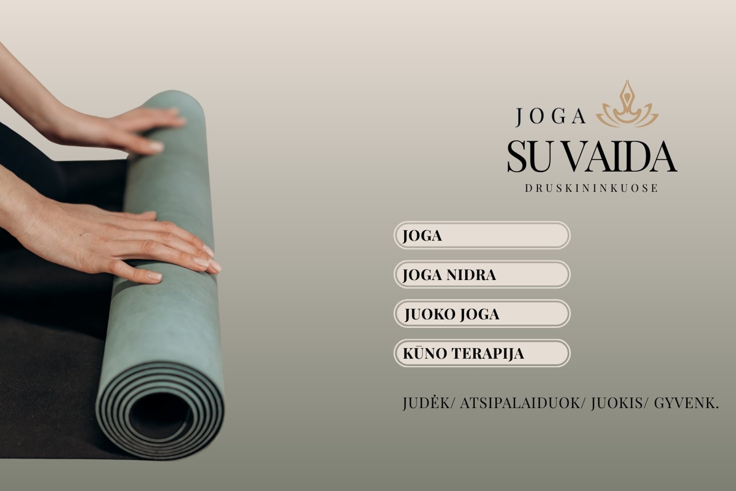 Joga su Vaida Druskininkuose