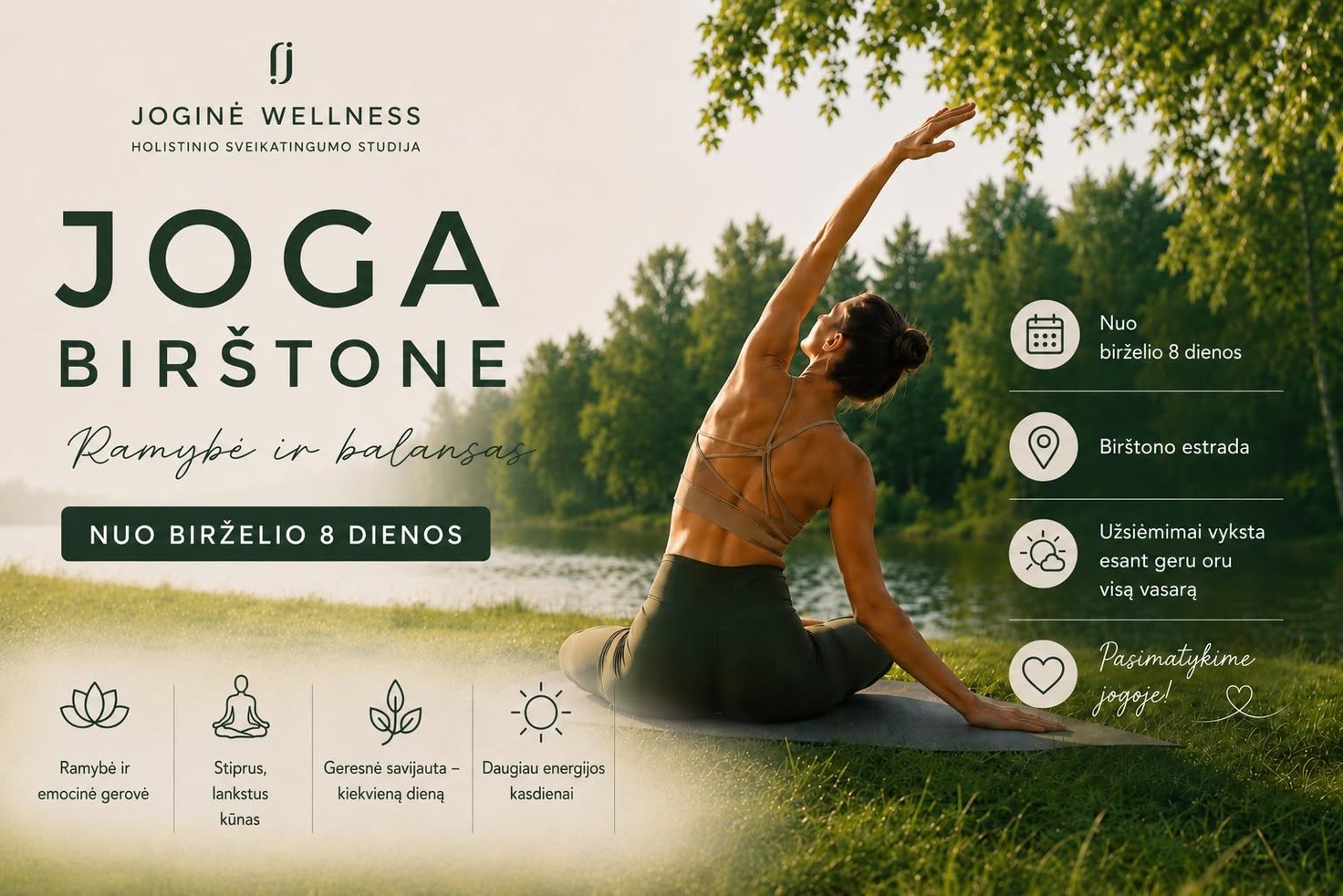 Joginė Wellness – joga gamtoje