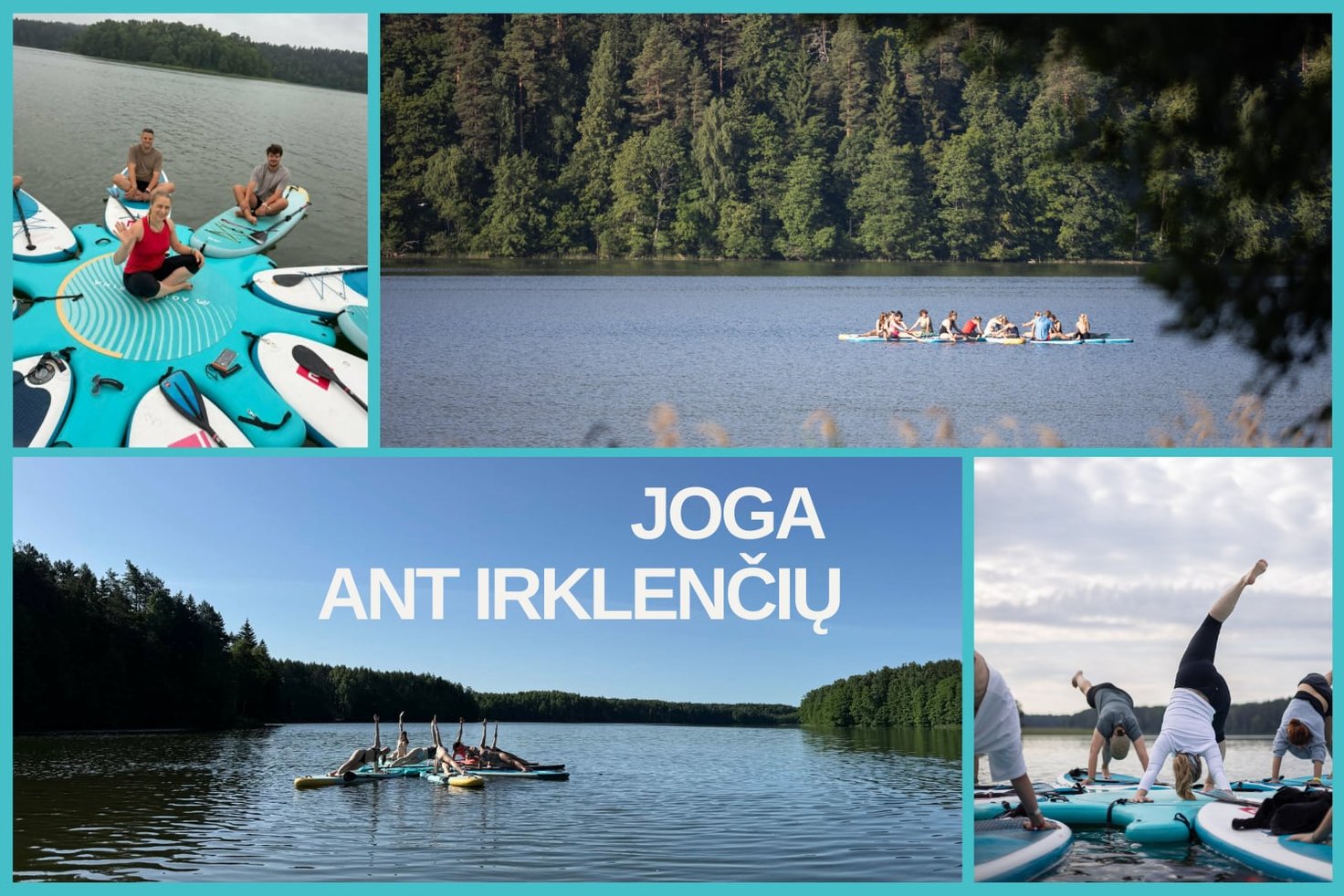 SUP joga – Žalieji ežerai