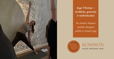 KOMMON social wellness club – joga gamtoje – nuotrauka 1
