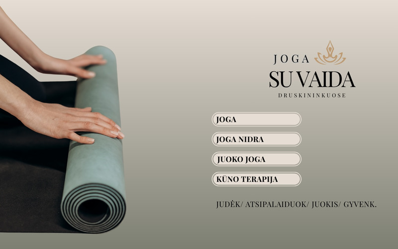Joga su Vaida Druskininkuose